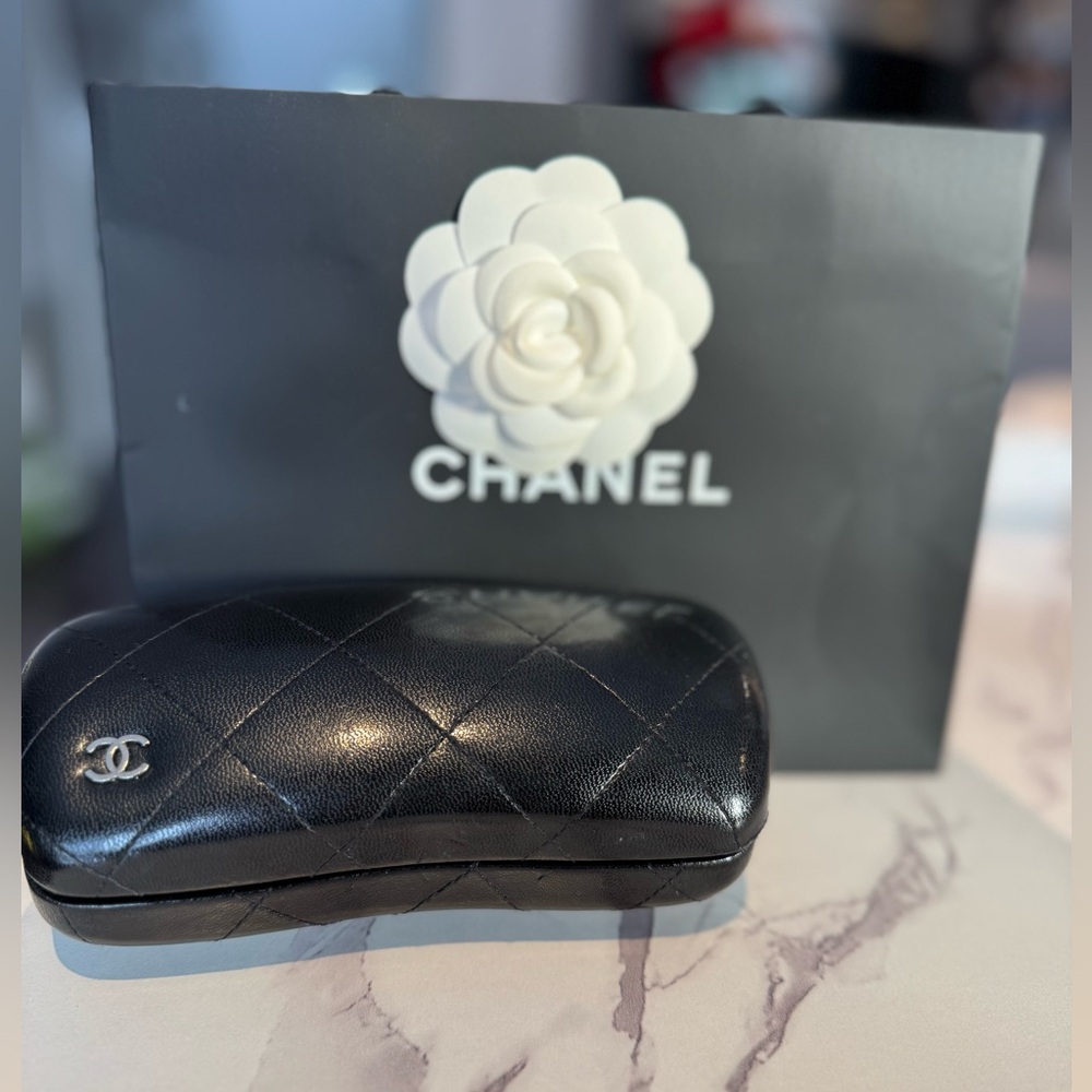 Chanel White Bow Sunglasses